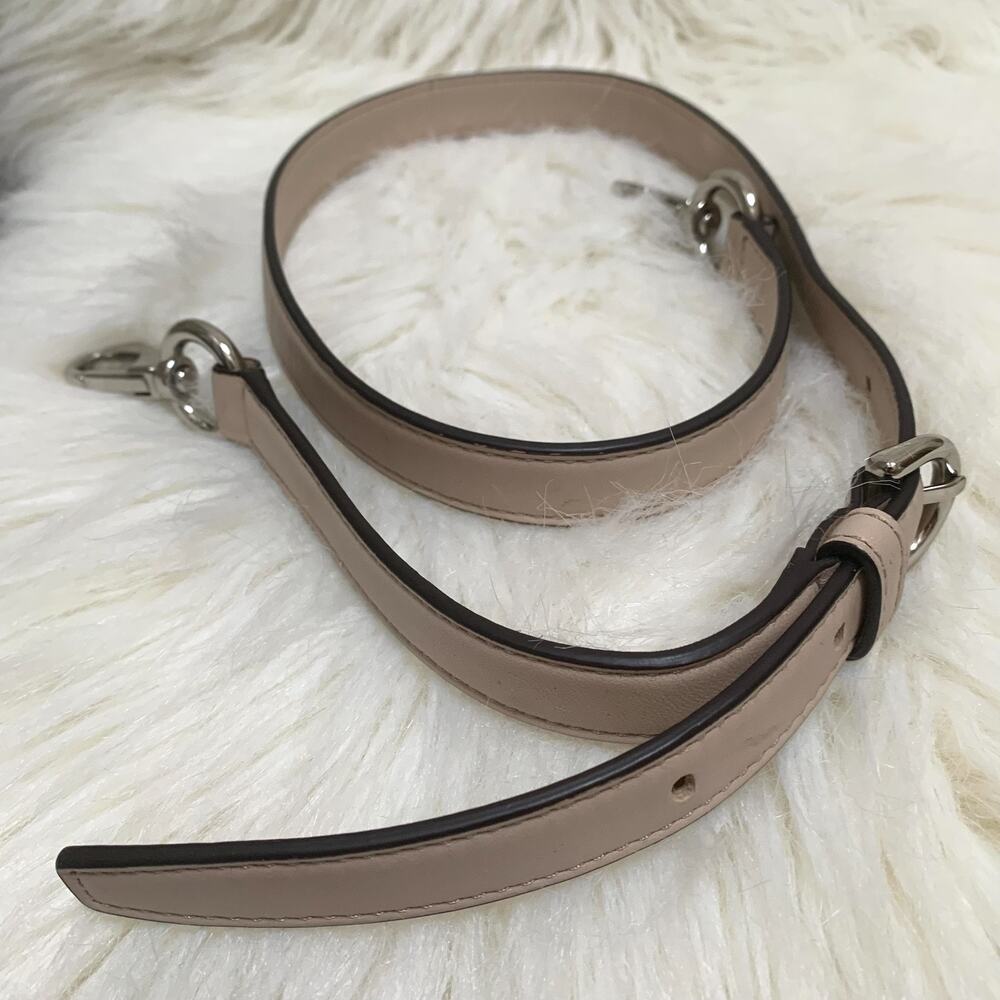 Champagne Beige Light Taupe Genuine Leather Replacement Crossbody Strap S26